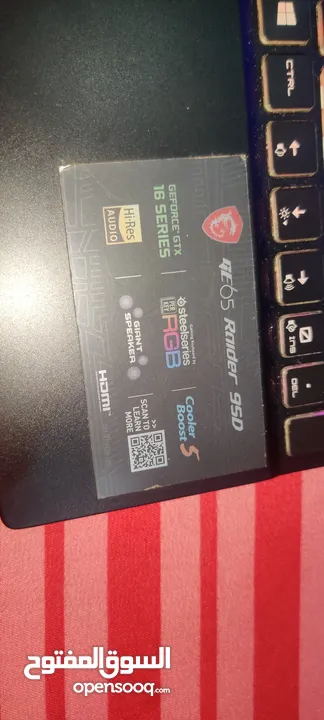 MSI GE65 Raider 9SD Gaming Laptop