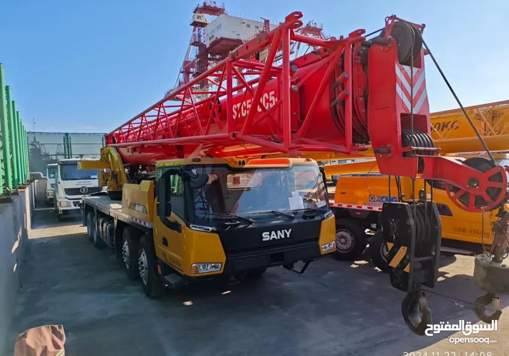 SANY 50 TON CRANE !! BRAND NEW !!  DUBAI  SAUDI ARABIA  رافعة ساني 50 طن!! علامة تجارية جديدة !!