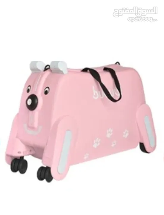 Cute Kids Trolley Bag Dog Shape Kid Toy Travel Luggage 1-8 age