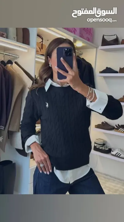 بلايز بناتي صوف  S-m-l-xl  بلوزة نسائية شتوية أنيقة – ألوان موسم و ألوان هادئة