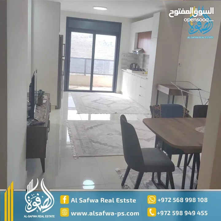 شقه جديده مفروشه بيرزيت ضاحيه الريحان