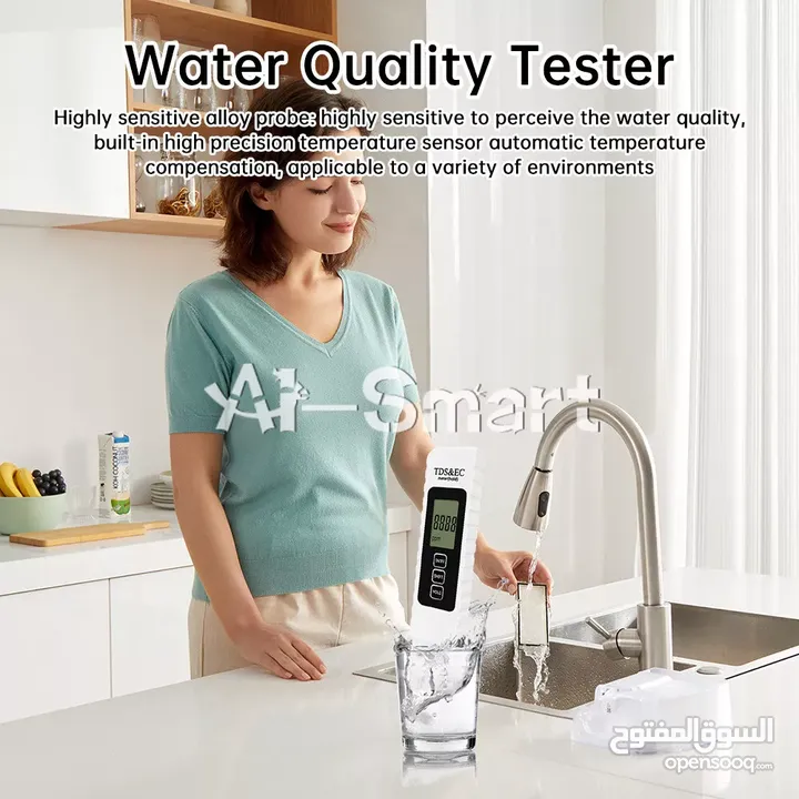 Water Quality Detection Pen Household Drinking Water TDS / EC / TEMP Test Meter - 20 JD