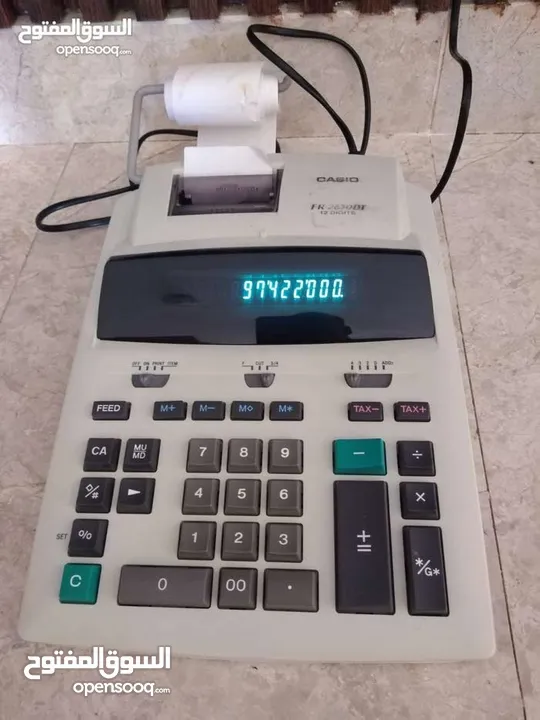للبيع آلة حاسبة كبيرة من شركة كاسيو بارخص الاسعار