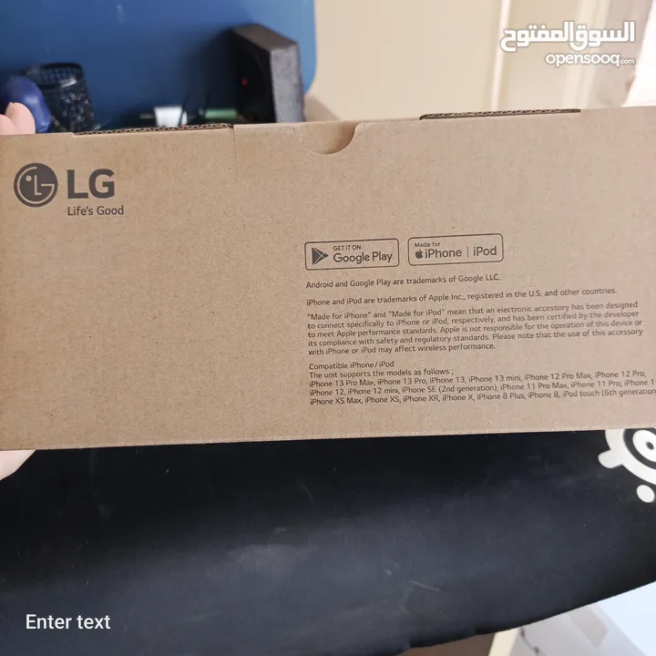 LG XBOOMgo bluetooth speaker unused and unopened (xg5qbk)