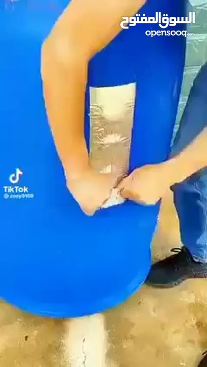 لاصق اصلاح الثقوب و التشققات ضد الماء شريط الالمنيوم اللاصق لخزانات البلاستيك و الحديد لزيق لصق