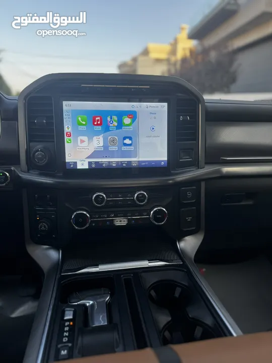 ford f150 platinum 2022 hybrid 3500 cc powerboost  بلاتينيوم لون كحلي و داخلية مميزة لون كاميل