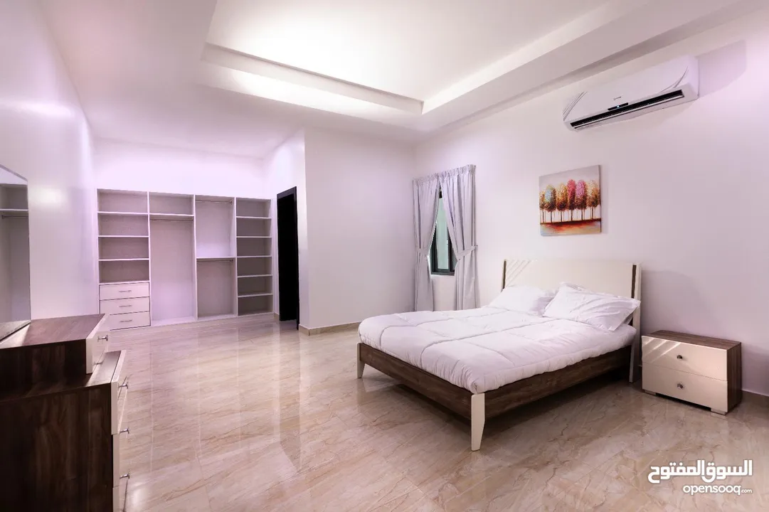 للايجار في منطقة سار فيلا 4 غرف نوم مفروشه For rent in saar 4 bedroom villa fully furnished