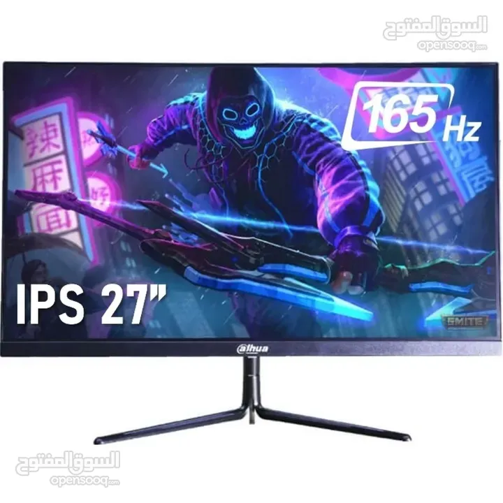 شاشه جيمنج 27 انش بتردد 165 هرتز DAHUA 27 INCH 1080P FULL HD 165HZ 1MS IPS PANEL FLAT GAMING MONITOR