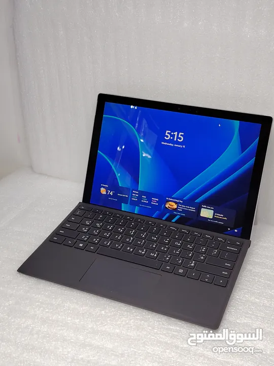 Microsoft surface pro 6 i7 8th Generation 16gb Ram 512gb ssd Touch and Detachable only 175 riyal