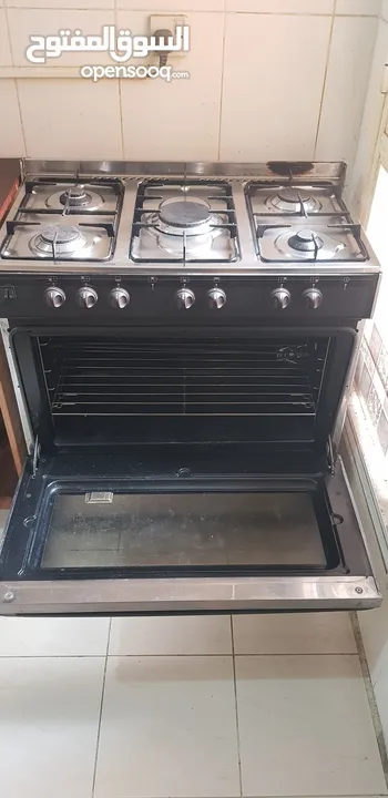 5 stove burner and oven