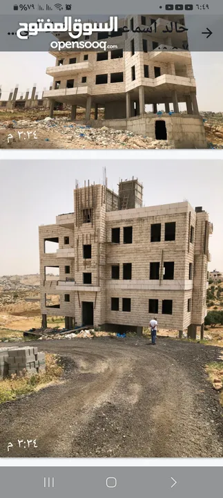 بيت مستقل  في منطقه بيت لاحم  مساحه 3 طوابق عظم