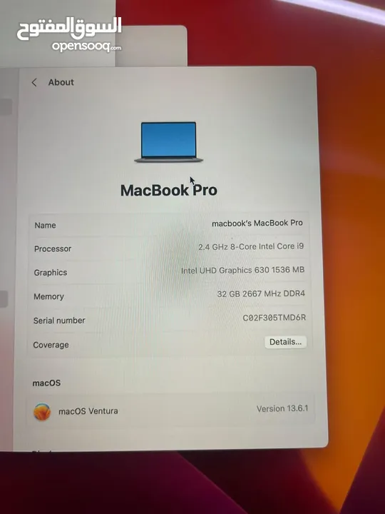 MacBook Pro 16" Space Gray 2019