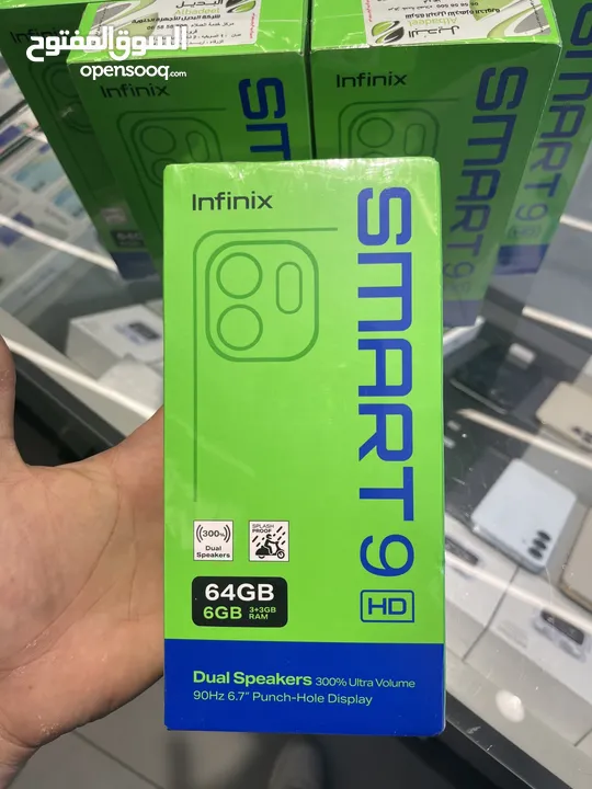 Infinix smart 9 hd 6ram/64gb اقوى سعر بالمملكة