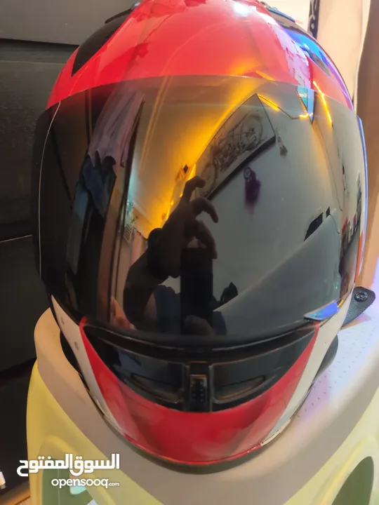 FOR SALE: CARDO PACKTALK BLACK Special Edition Intercom and HELMET MV AGUSTA RED