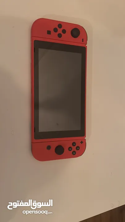 Nintendo switch mario edition مع لعبة