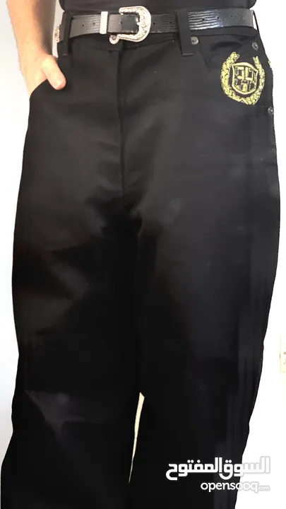 بنطلون كارغو مطرز ذهبي فخم جدااا شوف الوصف مهم جدا RARE FIND  Cargo Pants