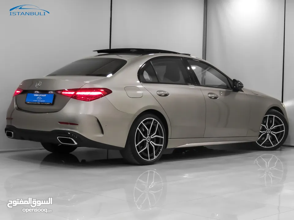 C200 2023 AMG وارد و كفالة الوكالة فحص كامل لون شمبين