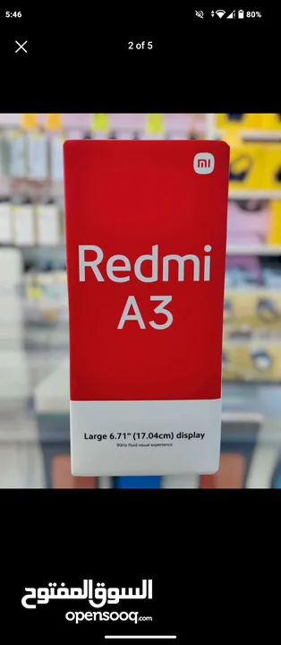 Redmi a3 256 gb once use only have box and charger free case