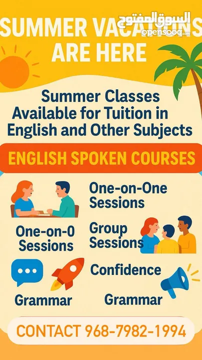 Tuition classes for For all subjects and English spoken courses