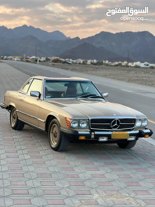 مرسيدس بنز SL380 موديل 1983 كلاسيك تسجيل جديد موتر قمه في النظافه