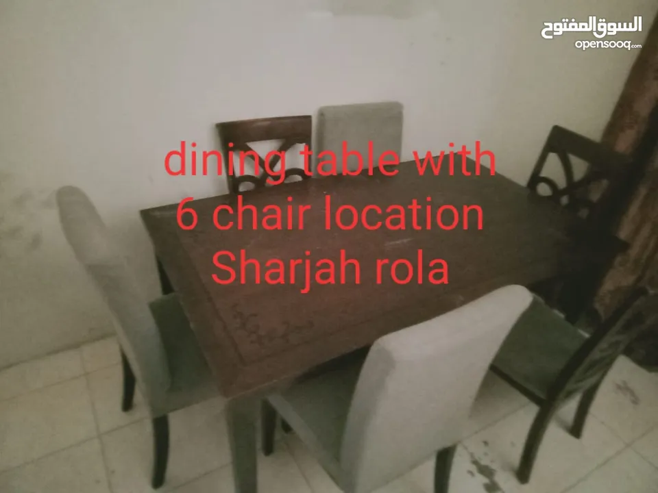 dining table 6 chair