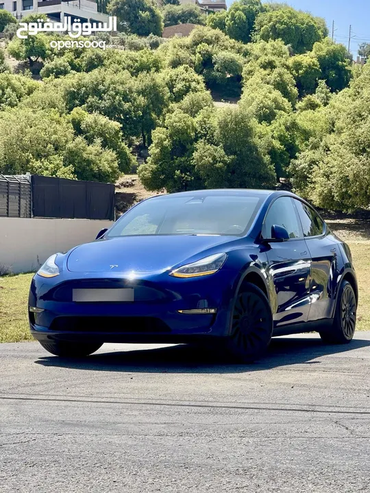 ‏TESLA MODEL Y 2022 LONG RANGE فحص كامل بسعر مغرررري فل اضافات دفع رباعي