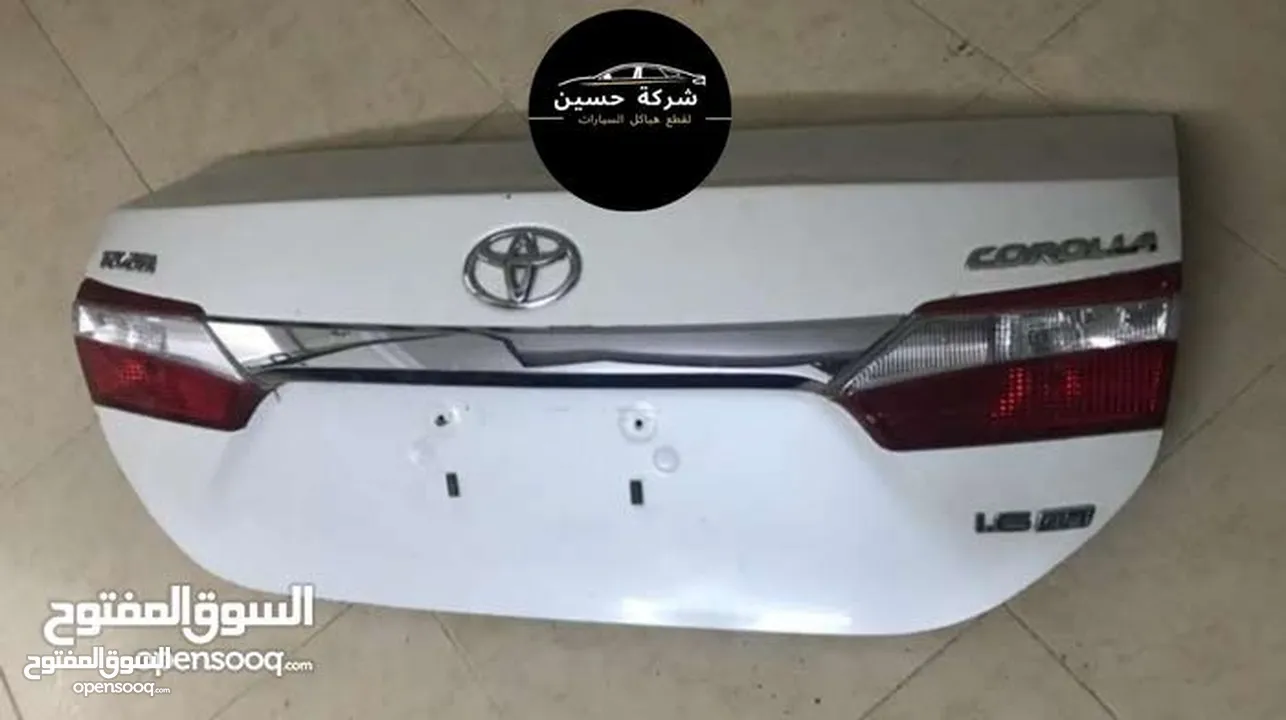 يتوفر جميع قطع بودي تويوتا كورولا 2000 - 2024  مستعمل / جديد