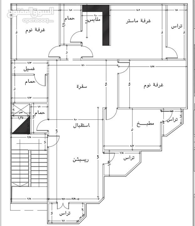 بيت اول مطل صلاح سالم بالقرية الذكية قسط سنتين