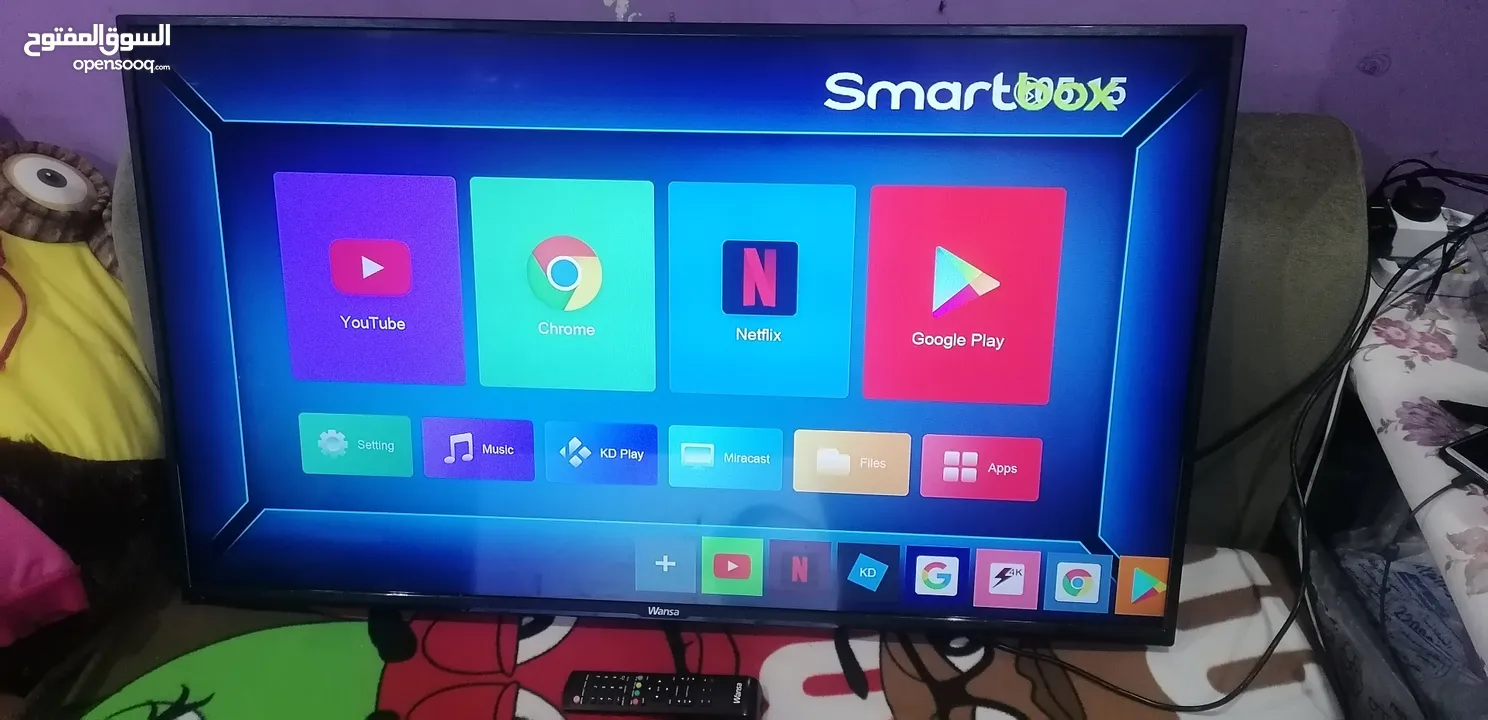 Wansa 50 inches normal not smart with original remote Hdmi USB