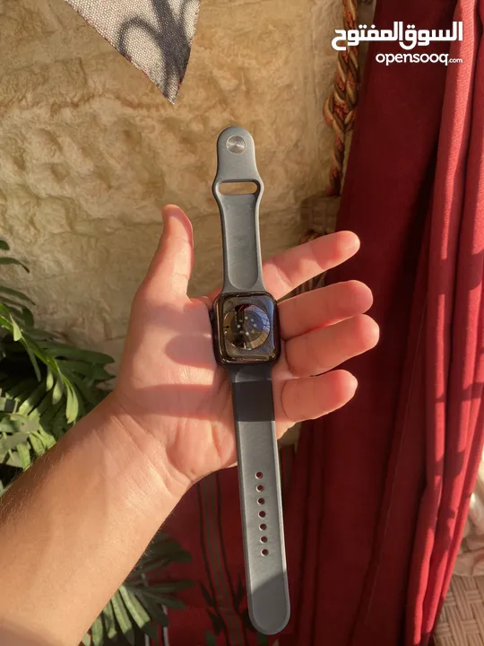 ابل واتش لون أسود سيرس 7 قياس 45 Apple Watch Black Edition Series 7 45mm