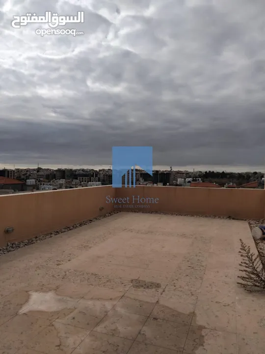 شقة طابقية فاخرة للبيع في الأمير راشد قرب مجمع الداود طابق ثالث مع روف دوبلكس 490م تشطيب سوبر ديلوكس