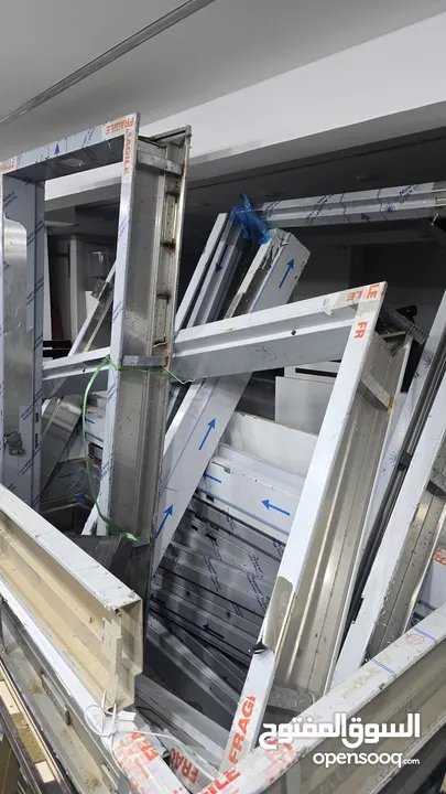 حلق باب ستانلس ارتفلع 210وعرض 90\85\76