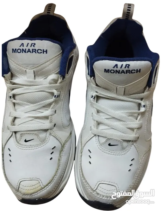 Nike Men's Air Monarch IV Running Shoe Metallic  Navy (8)