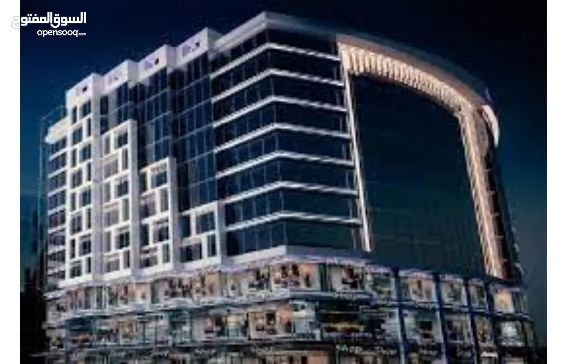 مكتب للبيع 30 متر بالعاصمة 30 متر يطل على سوق الدهب ومحطة المونوريل والمساحة الخضراء