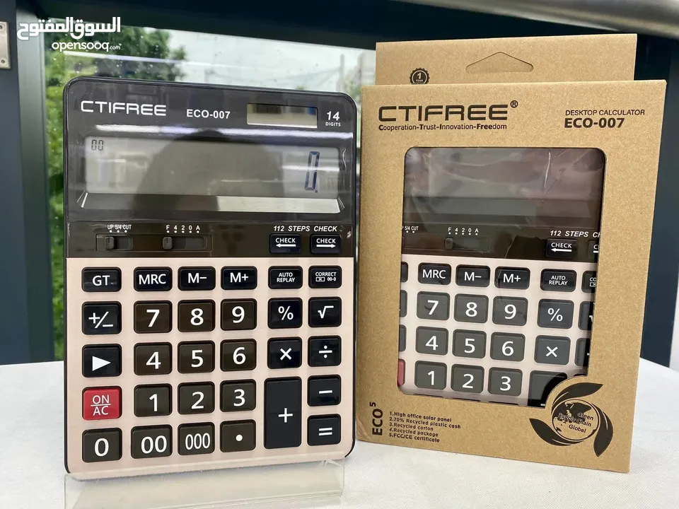 آلة حاسبه 14 رقم اله حاسبة ثنائية القدرة تعمل بالطاقة الشمسية وعن طريق البطارية CALCULATOR