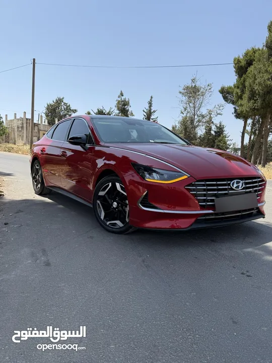 هيونداي سوناتا انسبريشن 2022 Sonata Black edition  سبورت حرة مميزة عداد قليل 49 الف km فحص كامل فل