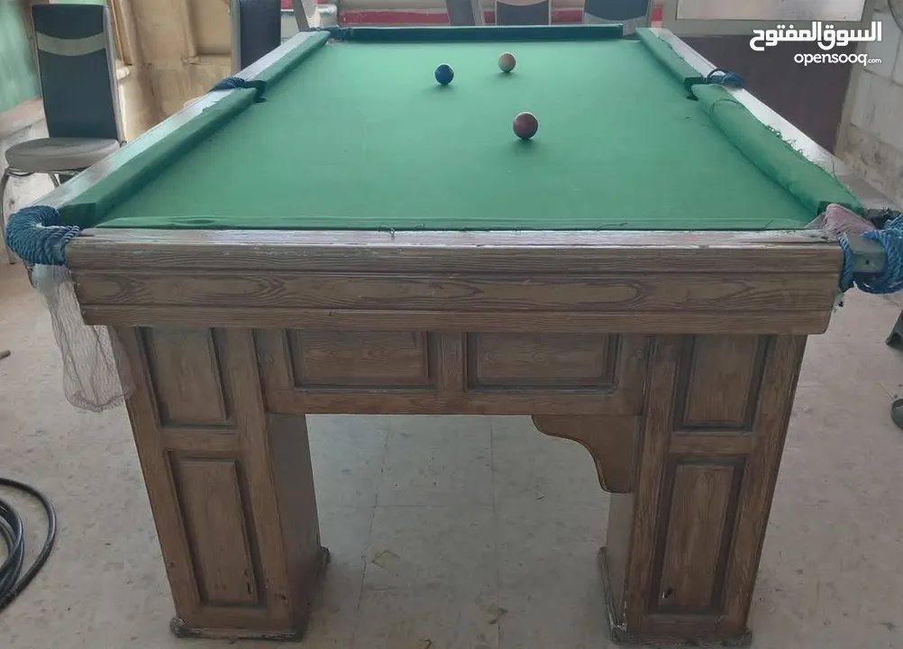طاولة بلياردو عدد 3 بسعر مناسب