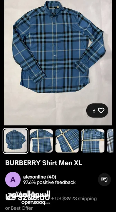 Burberry Brit Long Sleeve Button Down Shirt