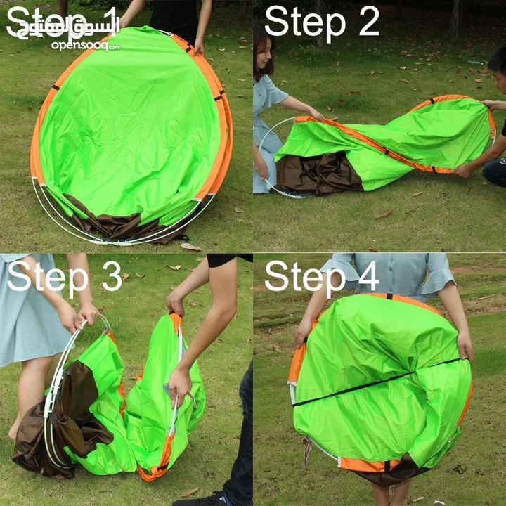 خيمة لشخص أو شخصين pop up tent جديدة غير مستعملة.