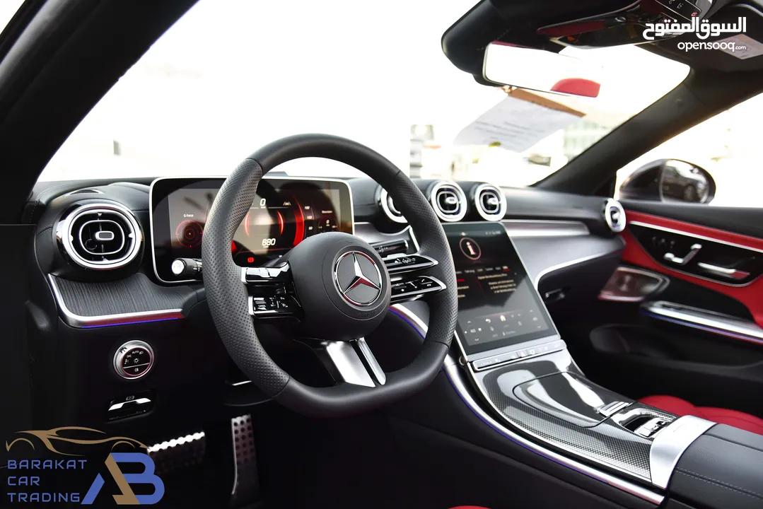مرسيدس سي ال اي كشف نايت بكج مايلدهايبرد موديل2024 Mercedes CLE200 Convertible AMG Kit Night Package