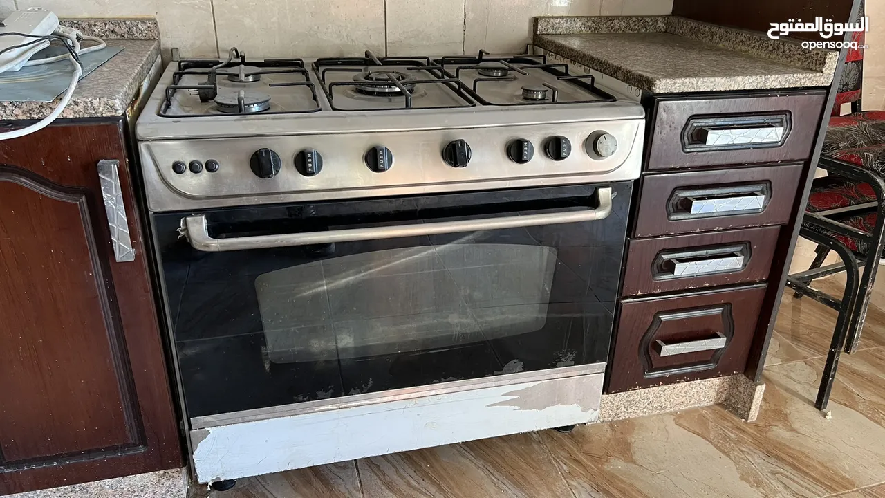 غاز مطبخ مع فرن