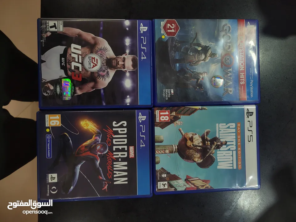 playstation 5 (plus 1 extra controller and 4 games)