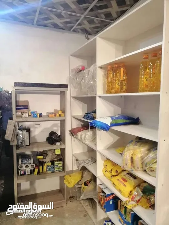 اثاث سوبر ماركت كامل مع مطاحن قهوة عدد 2 مطاحن القدس بحالة الوكاله