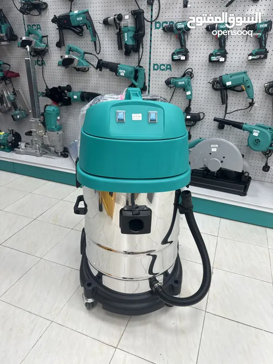 مكنسة شفط غبار و مياه 2300 واط vacuum silent dca ضمان 1 سنه 60 لتر