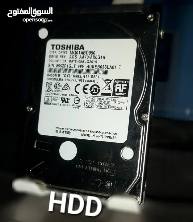 هارديسك 1 تيرا 1000 جيجا SSD 240 GB + +HDD 500 GB