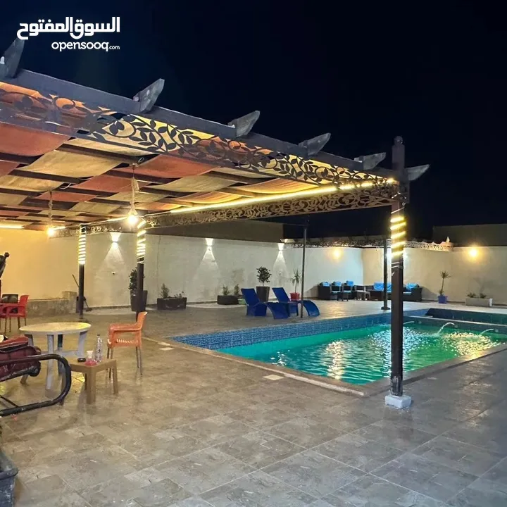 مزرعة نور الشمس بيرين صروت إيجار يومي او شهري