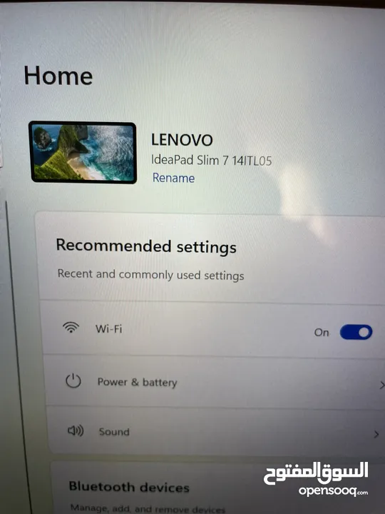 لابتوب  لينوفو اعلى المواصفات IdeaPad Slim 7 14ITL05
