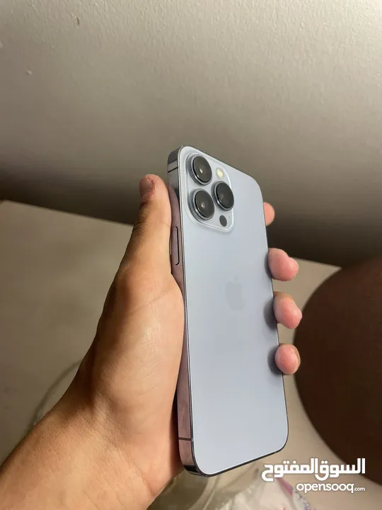 iPhone 13 pro  128. Gg Battery : 77 Color : sky blue
