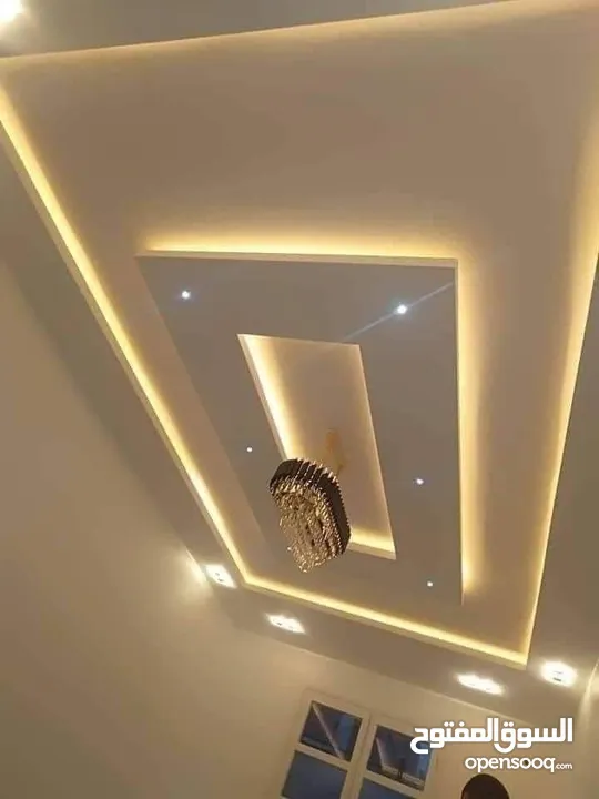 جبس بورد وكافة اعمال الديكورات والتصميم الداخلي والصيانة وبديل الرخام والخشب وهذه اعمالنا بفضل الله