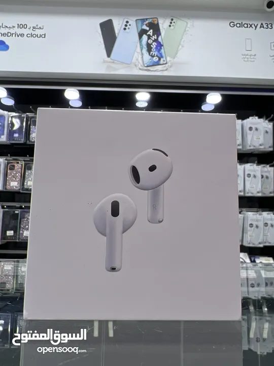 Apple AirPods 4 ANC ( NEW 2024 ) سماعات ابل الجيل الرابع بخاصية ANC الجديدة كليا  جديدة مكفول APPLE